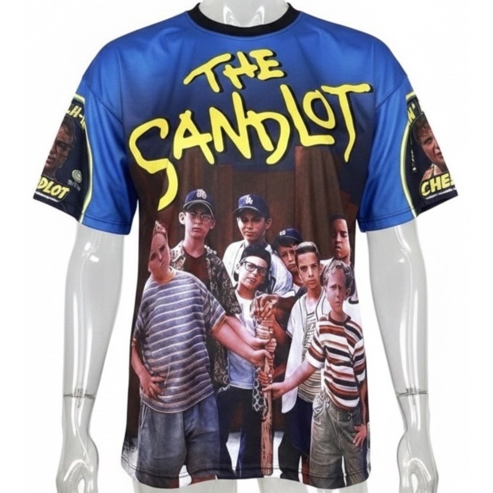 The Sandlot Movie All Over Print T Shirt Adult XL Elite Sportswear Baseball